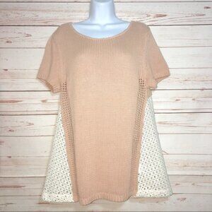 𝅺anthropologie Moth Knit Colourblock Sweater Small